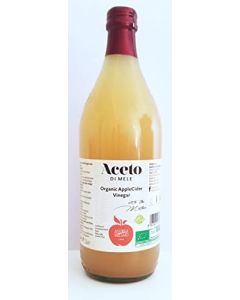Aceto Organic, Raw, Unfiltered Apple Cider Vinegar with Mother from Italy (1000ml)