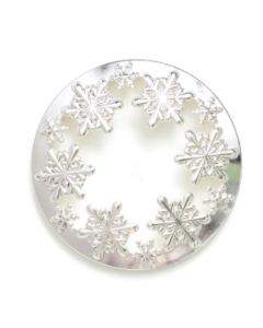 Metal Candle Topper (Snow flakes)
