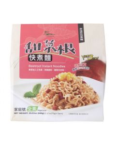 All natrual Beetroot Instant Noodle