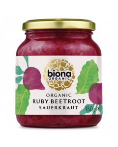  Demeter Organic Ruby Sauerkraut with Beetroot  350g Glass Bottle