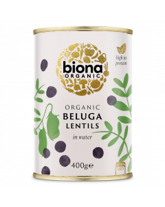 Organic Black Beluga Lentils 400g BPA free