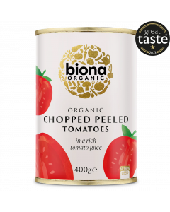 Organic Chopped Tomatoes 400g (BPA FREE)