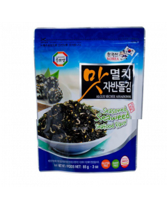 Korean Seasoned Seaweed with Whitebait(Great with Rice!)