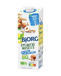 Bjorg Organic Hazelnut Drink with Spelt (1L) x 2 packs(Best before: June 26 2022)
