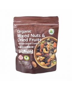 Organic Mixed Nuts  Dried Fruits- Dark Brown Sugar