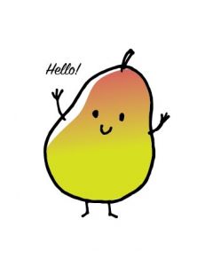 Organic Fragrence Pears (4pcs)