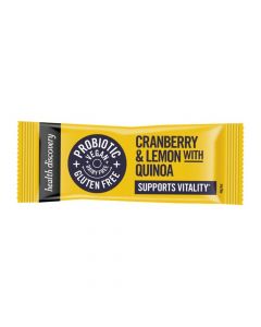 Cranberry & Lemon with Quinoa plus Ganeden BC30 Probiotic  Energy Bar (40g)
