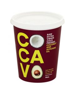 Cocavo Raw Extra Virgin cold pressed coconut & Avocado oil (400g)