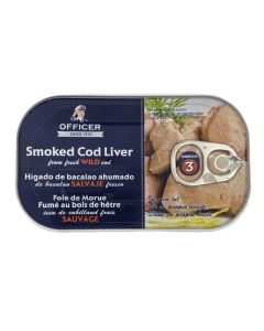 Officer Smoked Cod Liver from Iceland (120g)