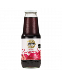 Organic Pomegranate Juice from Turkey (Big Glass Bottle)(Not from Concentrate, no added Sugar)