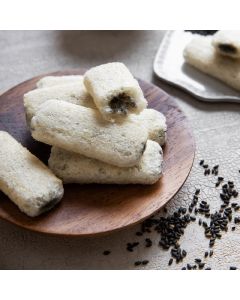 Crispy Rice Rolls with Black Sesame from Taiwan