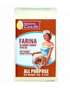 Italian Soft Wheat, All Purpose Flour Type 00 (1000g in Vaccum Pack)