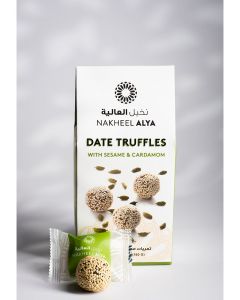 (Special Price with 2 packs! )Healthy & Delicious  Date Truffles with Sesame & Cardamom (3 Ingredients Only )(150g)