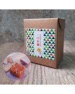 Yunnan Traditional Red Cane Sugar (12 Tiny Cubes - Ginger)